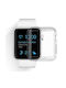 Carcasă de Silicon în culoarea Transparent pentru Apple Watch Seria 4, Apple Watch Seria 5