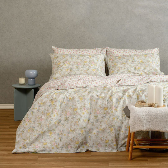 Melinen Bettbezug Übergröße 225x245 Chloe Aqua