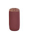HomeMarkt Decorative Vase Lennox Red 18x18x33cm