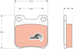 Brake Pads Rear Opel Vectra B 95-02 Saab 9-3 Ys3d 97- 9-5 Ys3e Vp915-p182 Brake Pads Rear Opel Vectra B 95-02 Saab 9-3 Ys3d 97- 9-5 Ys3e Vp915-p182