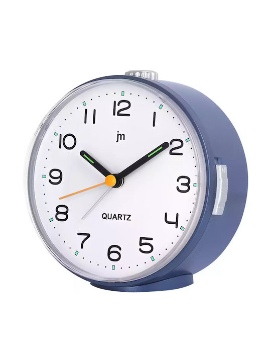 Justaminute Leise Tischuhr mit Wecker JA7110A