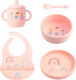 Queen Mother Feeding Set made of Silicone Pink ...