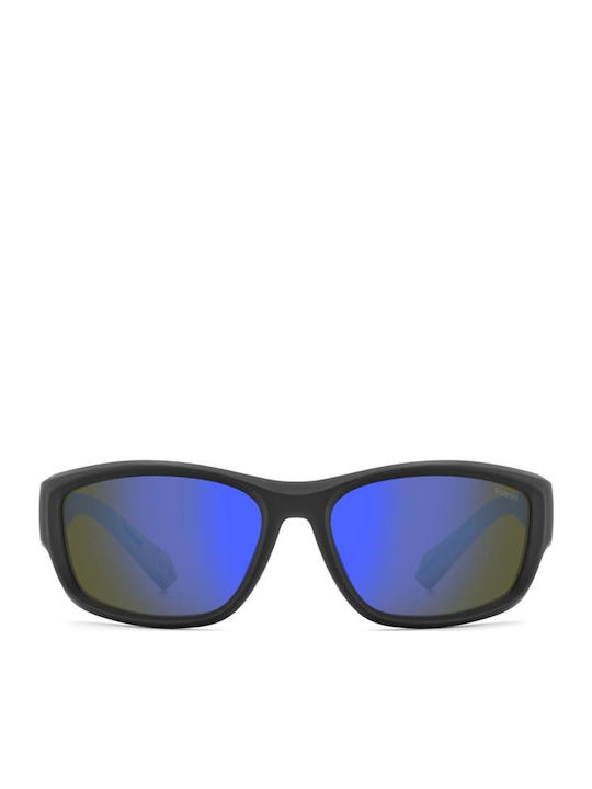 Polaroid Herren Sonnenbrille mit Schwarzem Rahm...