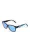 FILA Men's Sunglasses with Blue Frame and Blue Mirror Lens SFI118V 82B