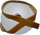 Single-Sided Velvet Ribbon with Selvedge Edges 23mm Width Beige 929 Price Per Meter
