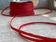 Червена гросгрейн лента 3мм X 100м A167red