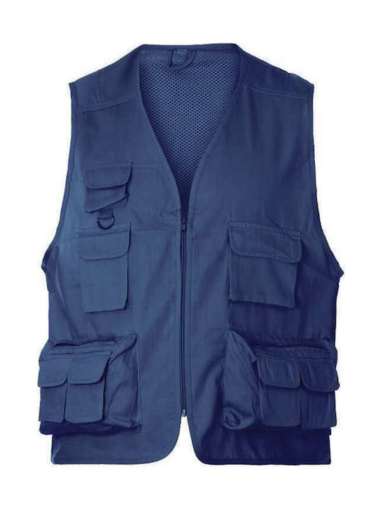 Livardas Arbeitsweste Blau