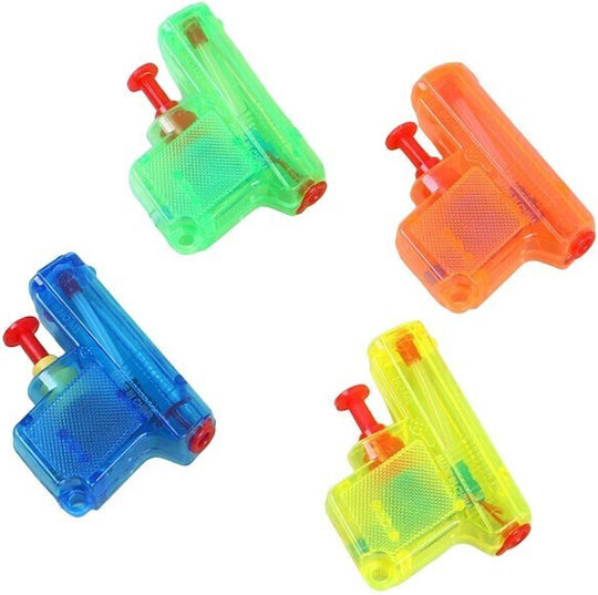 Set 4 Mini Water Pistols Flippy Summer Toys Kids 4 Random Transparent Colors