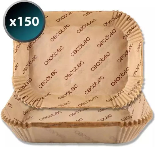 Cecotec Cec101750 Αντικολλητικά Χαρτιά για Air Fryer 18x24εκ. 150τμχ
