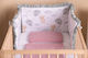 Sensillo Crib Bumpers Classic for the Crib Rails Gray