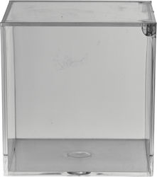 Acrylbox mit aufklappbarem Deckel 5x5x5cm A30825