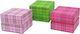 Cutii de hârtie pentru favoruri 4 culori Dimensiune 8x8x6cm Set de 12 bucăți 32-6679