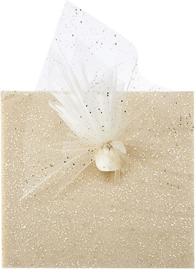 Batistă Pătrată din Tulle Ivoar 38x40cm 50buc 0210.20426