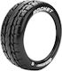 Louise Rc E-rocket 1-10 Buggy Tire Set Mounted Soft White Wheels Hex 12mm 4wd Front L-t3186swkf Louise Rc World