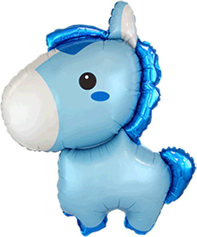 Μπαλόνι My Little Pony Foil Jumbo Μπλε Αλογάκι 87εκ.