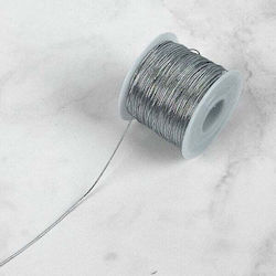 Metallische Spitze 1mmx100m Silber