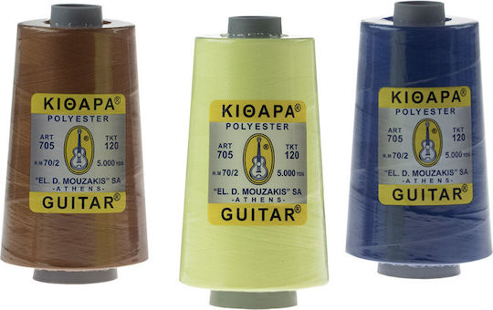 Ață de cusut din poliester Guitar Art 705 5000m 5352 Teracotă
