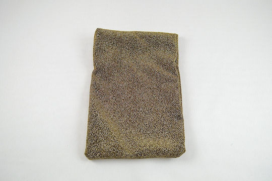 Pungă de Crăciun Negru Aur Strălucitor Lurex 20x30cm 1buc