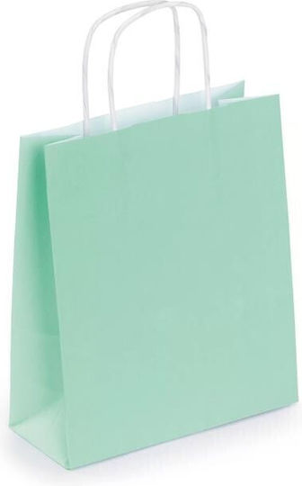 Gift Bags Paper 90g Size 18x8x22cm Color Aqua Viquel