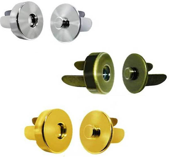 Închizători Magnetice Picioare Bronz 15mm Diametru 1 Pereche