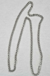 Lanț Subțire de Metal pentru Geantă Nichel 110cm 6mm 18161