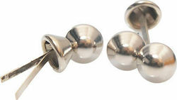 Metalltaschenfüße Farbe Silber 12mm 1 Stück