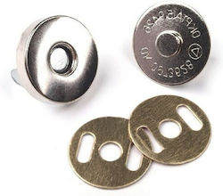 Magnetic Clasp 18mm Silver Pair Long Legs