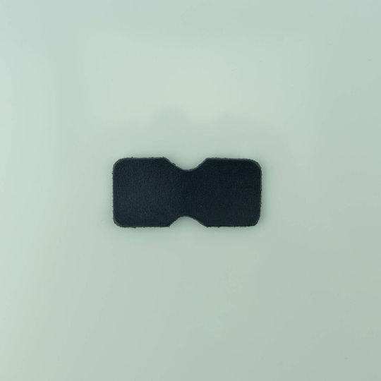 Leather Belt End 3.5*7.5cm Dark Blue Belt 3.5cm