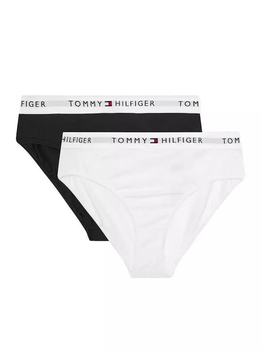 Tommy Hilfiger Set of Kids' Briefs White, Black 2pcs