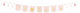 Oh Baby Fabric Garland Pink Soft Tassels 2.5m