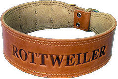 Lederhalsband Rottweiler 6,5x70cm