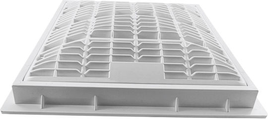 Grătar de scurgere pătrat antivortex 27,6 X 27,6 cm seria Norm