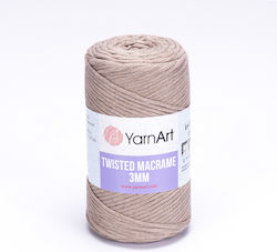 Yarnart Twisted Macrame 3mm 768 Μπεζ