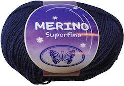 Petalouda Merino Superfine Din Lână Albastru 50gr