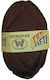 Strickgarn Fifty-fifty Col 37 Braun 50% Wolle 50% Acryl 50g 125m 1Stk