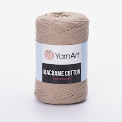 Yarnart Macrame Cotton 768 Светло кафяво