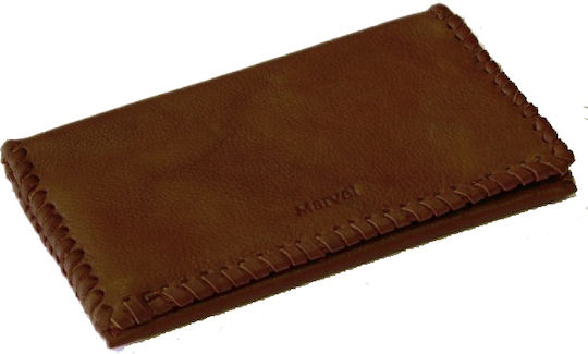 Leather Tobacco Pouch Brown Marvel 2724 K