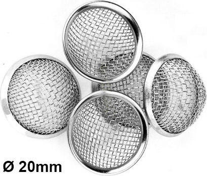Σίτες Pipe Screens Μεταλλικό Στεφάνι 20mm 5τμχ