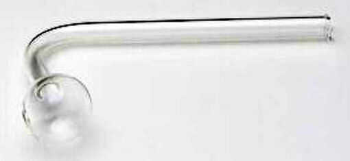 Πιπάκι Γυάλινο Oil Pipe Γωνία 90° Μήκος 15cm