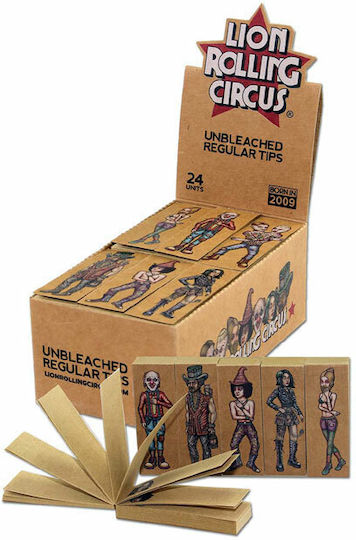 Lion Rolling Circus Tips Τζιβάνα Unbleached Regular