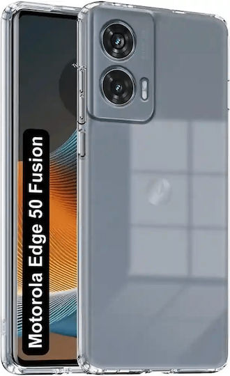 Carcasă transparentă Techwave 2mm pentru Motorola Edge 50 Fusion, protecție cameră