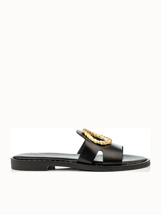 Myconian Greek Sandal Leder Flache Sandalen für...