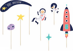 Space Sweets Decoration for Party 7 Pieces