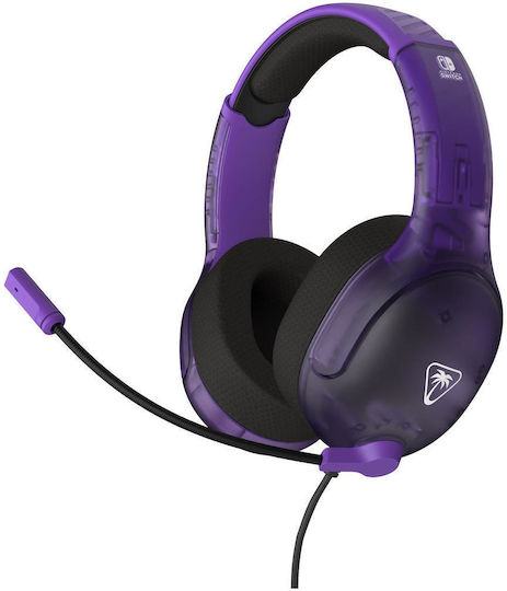 Turtle Beach Airlite Fit Over Ear Gaming Headset με σύνδεση 3.5mm Μωβ for Nintendo Switch