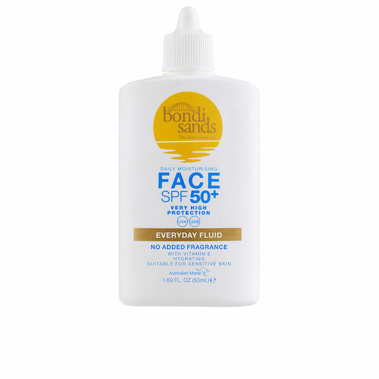 Bondi Sands Everyday Duftfreies Gesichtsfluid LSF50+ 50 ml