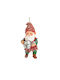 Hängender Zwerge Ornament Polyresin Mehrfarbig