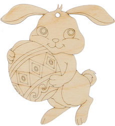 Holzdekorativer Hase M2646-f