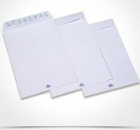 Security Envelope, Opaque, No Window, White, 23x32 cm, A4, Pack of 250