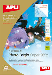 Inkjet Paper Water Resistant 265g 10+10 sheets Inkjet Paper Water Resistant 265g 10+10 sheets