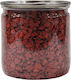 Decorative Thick Stones Red 9x9x9cm Sinialo 37-26-0194000